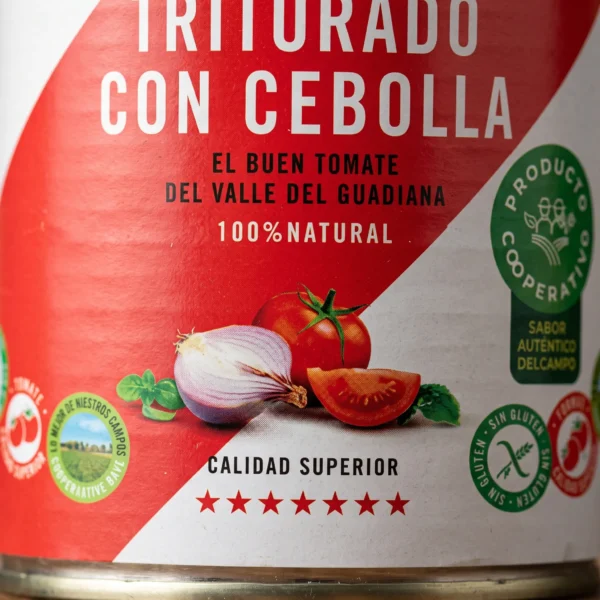 TOMATE CONCASSÉE À L’OIGNON 12x400g BA